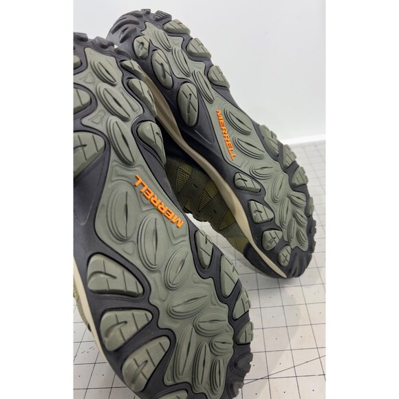 Merrell Men's Accentor 3 Waterproof Mid Hiking Boots Olive/Herb Sz. 13 W(EE) New - Picture 6 of 8